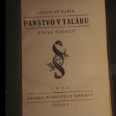 kniha Panstvo v taláru Kniha soudců, Obzina 1924