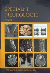 kniha Speciální neurologie. 1. a 2. sv., SPN 1980