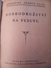 kniha Dobrodružství na Vesuvu, Špinka 1924