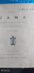kniha Jáma příběh ve třech částech, Ladislav Šotek 1925