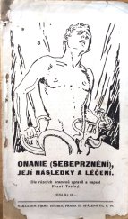 kniha Onanie (sebeprznění), její následky a léčení, Hydiko 1929