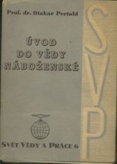 kniha Úvod do vědy náboženské, Melantrich 1947