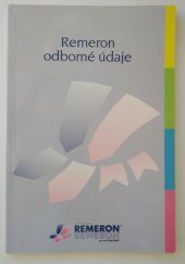 kniha Remeron - odborné údaje, Organon 1998