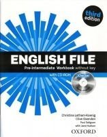 kniha English File Pre-Intermediate 3rd edition Workbook without key and iChecker, Oxford University Press 2012