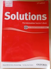 kniha Maturita Solutions Pre-intermediate - Teacher´s Book, Oxford University Press 2014