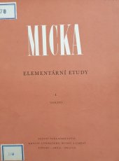 kniha Elementární etudy pro housle, Státní nakladatelství krásné literatury 1960