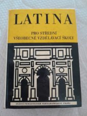 kniha Latina Pro střední všeobecně vzdělávací školy, Praha 1968