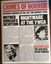 kniha Crimes of horror, Book Sales 1987