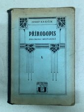 kniha Přírodopis pro školy měšťanské. Díl první, Česká grafická Unie 1927