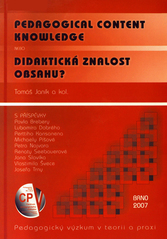 kniha Pedagogical content knowledge, nebo, Didaktická znalost obsahu?, Paido 2007