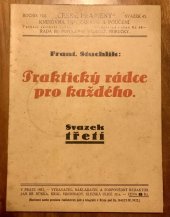 kniha Praktický rádce pro každého Svazek třetí, Jan Bř. Hůrka 1927