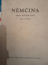 kniha Němčina pro 1. ročník střední všeobecně vzdělávací školy (pro 9. ročník), SPN 1963