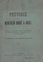 kniha Průvodce po Německém Brodě a okolí, Klub čsl. turistů 1901