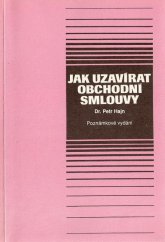 kniha Jak uzavírat obchodní smlouvy, Linde 1992