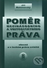 kniha Poměr mezinárodního a vnitrostátního práva obecně a v českém právu zvláště, Doplněk 2000