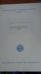 kniha Modely vyjednávání studie k problematice nestranného rozdělování omezených zdrojů při kooperaci, Matematicko-fyzikální fakulta 1987