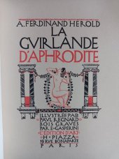 kniha La guirlande d'Aphrodite, Henri Piazza & Cie 1919