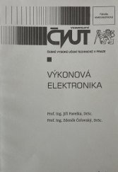 kniha Výkonová elektronika, ČVUT, Fakulta elektrotechnická 2000