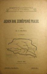 kniha Jeden rok zeměpisné praxe, s.n. 1904