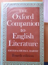 kniha Oxford Companion to English Literature, Clarendon press 1967