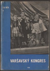 kniha Varšavský kongres, Mír 1951