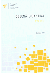 kniha Obecná didaktika, Univerzita Palackého v Olomouci 2017