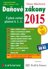 kniha Daňové zákony 2015 Úplná znění platná k 1. 1. 2015, Grada 2015