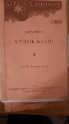 kniha Výbor básní, J. Otto 1920