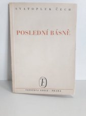 kniha Poslední básně, Topičova edice 1946