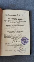 kniha Povšechný popis býv. panství nyní velkostatku Poděbradského a veškerých na všeobecné zemské výstavě r. 1891 v Praze pod protektorátem Jeho cís. a král. Veličenstva Františka Josefa I. na oslavu jubilea první průmyslové výstavy r. 1791 v Praze pořádané, ve, L. Doležal 1891