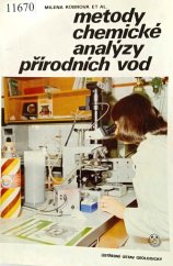 kniha Metody chemické analýzy přírodních vod, Ústřední ústav geologický 1983