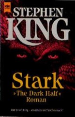 kniha Stark "The Dark Half" [Německá verze knihy "Temná půle"], Heyne 1992