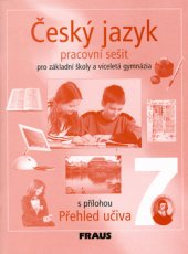 kniha Český jazyk 7 pracovní sešit, Septima 2008