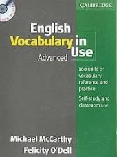 kniha English Vocabulary in Use Advanced Book with answers and CD–ROM, Cambridge University Press 2006