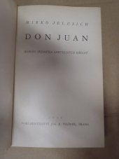 kniha Don Juan román sedmera smrtelných hříchů, Jos. R. Vilímek 1934