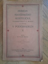 kniha Příběhy havéřského kostelíčka Nanebevzetí P. Marie za mostem v Poděbradech ..., Církev čsl. 1922