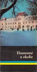 kniha Humenné a okolie, Východoslovenské vydavateľstvo 1972