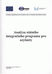 kniha Analýza státního integračního programu pro azylanty, Etnologický ústav AV ČR 2012