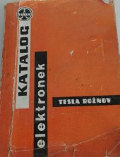 kniha Katalog elektronek, SNTL 1960