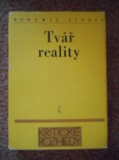 kniha Tvář reality, Československý spisovatel 1986