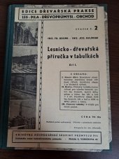 kniha Lesnicko-dřevařská příručka v tabulkách. Díl I, Knihovna Hospodářské skupiny průmyslu pil Ústředního svazu československého průmyslu 1946