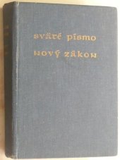 kniha Sväté písmo Nový zákon, Spolok sv. Vojtecha 1986