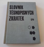 kniha Seznam těsnopisných zkratek, Svoboda 1974