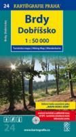 kniha 24 Brdy, Dobříšsko, turistická mapa 1 : 50 000, Kartografie 2013