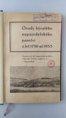 kniha Osudy bývalého napajedelského panství z let 1750 až 1935, s.n. 1937