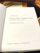 kniha Květen 1945 v Rožďalovicích deník rožďalovického knihaře, Rajmanova dílna 2006