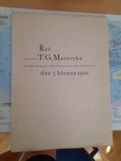 kniha Řeč T. G. Masaryka dne 7.března 1910 na přátelské besedě v Národním domě na Král. Vinohradech, Skupina moravských knihomolů pro účastníky sjezdu v Břeclavě 1935