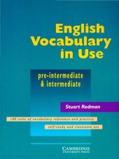 kniha English Vocabulary in Use pre-intermediate & intermediate, Cambridge University Press 1997