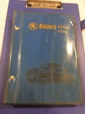 kniha Seznam náhradních dílů vozů Škoda 1200, 1201 Čtyřválec 1,2 l - OHV Levé i pravé řízení, Mototechna, n.p. 1961