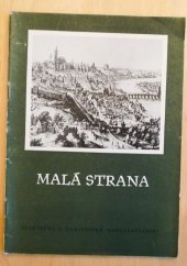 kniha Malá Strana z minulosti pražského podhradí, Sportovní a turistické nakladatelství 1957